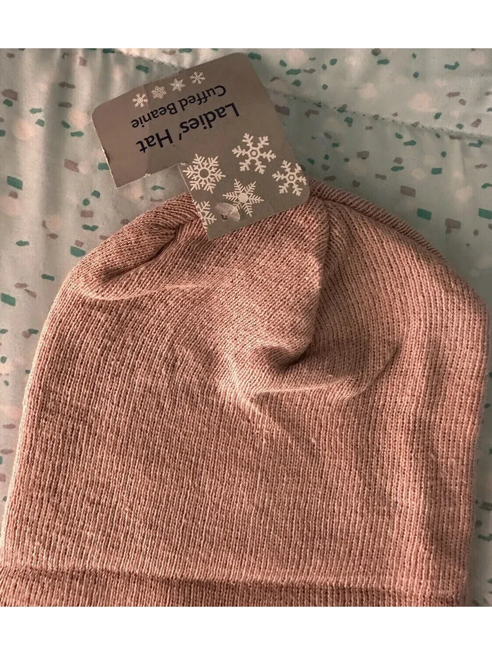 New Ladie’s Mission Ridge Winter Beanie Hat Pink Warm Cozy
